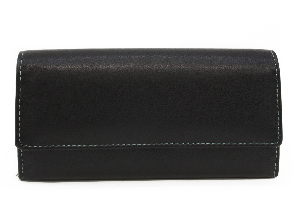 Černá barevná kožená dámská peněženka Dashiell