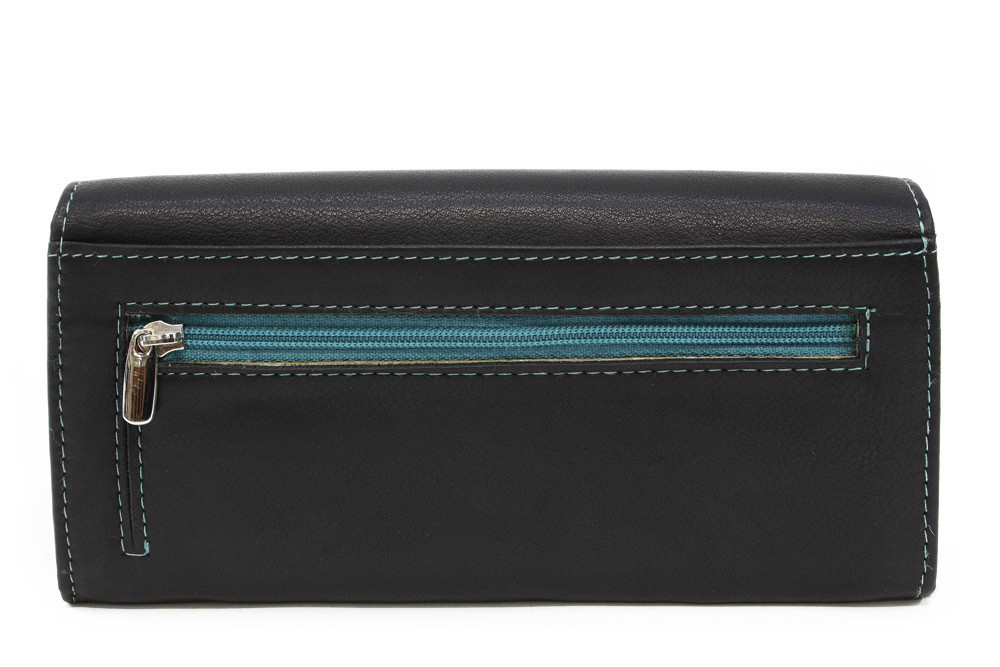 Černá barevná kožená dámská peněženka Dashiell