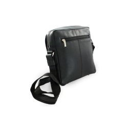 Černé velké kožené pánské crossbody Iker