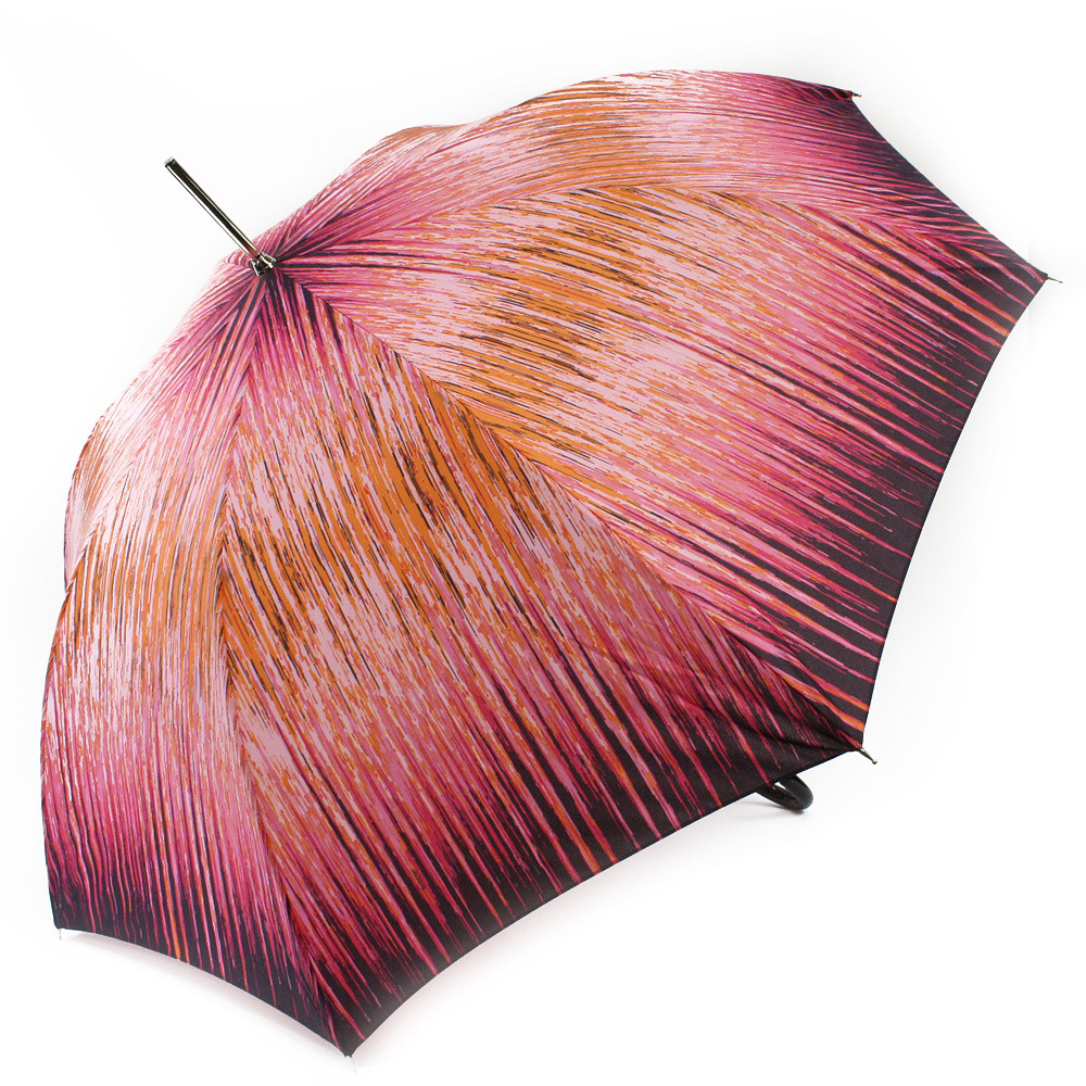 Růžový barevný vystřelovací dámský holový deštník Carpetta