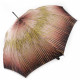 Hnědý barevný vystřelovací dámský holový deštník Carpetta