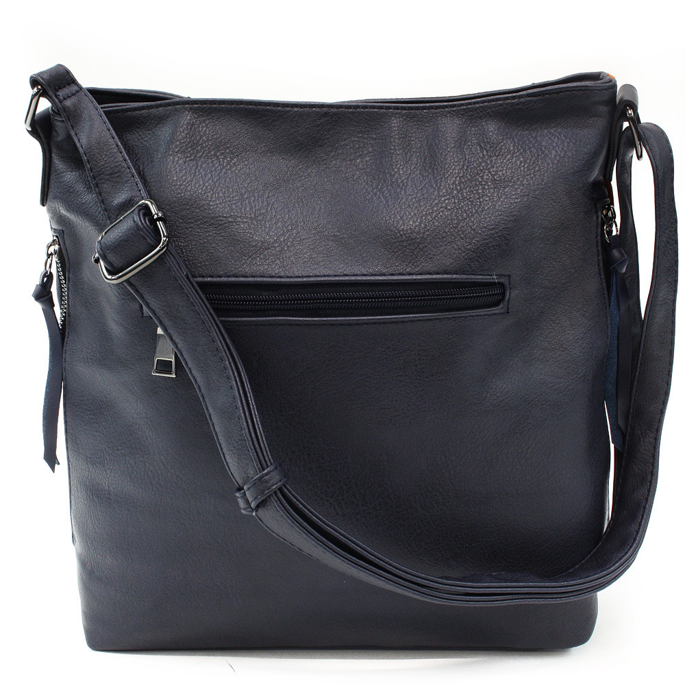 Tmavě modrá barevná dámská crossbody kabelka Cymba