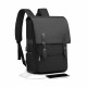 Černý praktický voděodolný batoh s USB portem Lowell