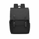 Černý praktický voděodolný batoh s USB portem Lowell