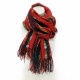 Červený oboustranný dámský módní šátek Tyeis