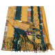 Žlutý oboustranný dámský módní šátek Tyeis