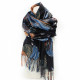 Černý barevný dámský módní šátek Chappell