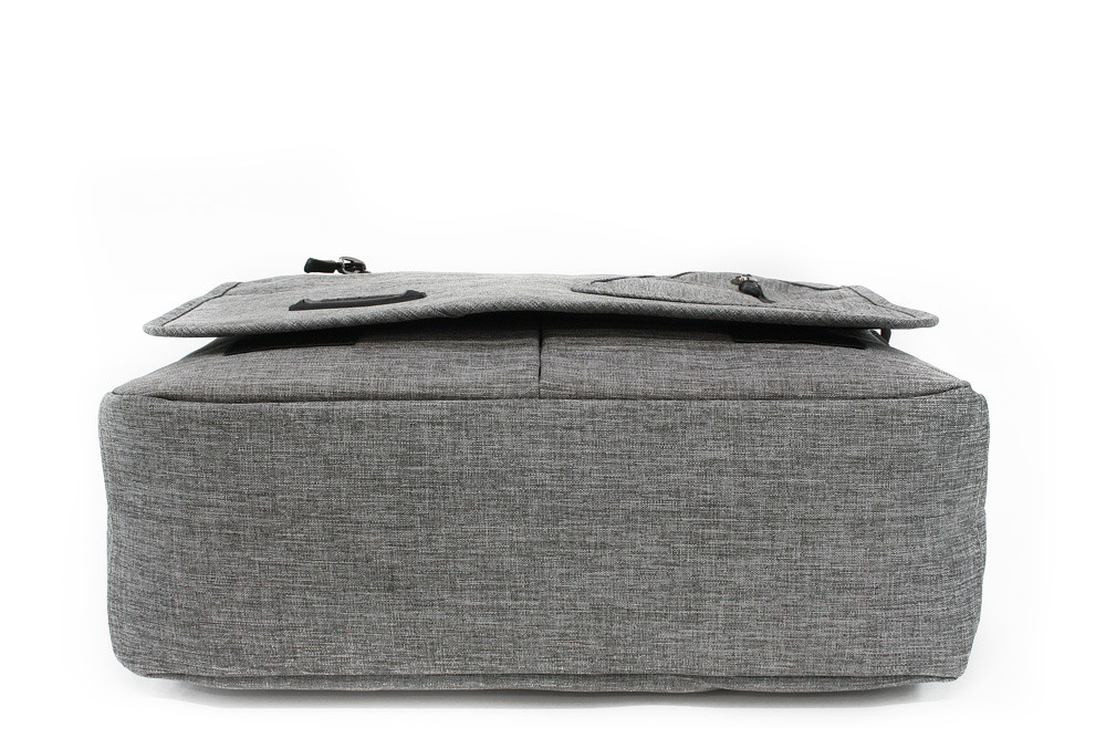 Šedá pánská klopnová crossbody taška Yancey