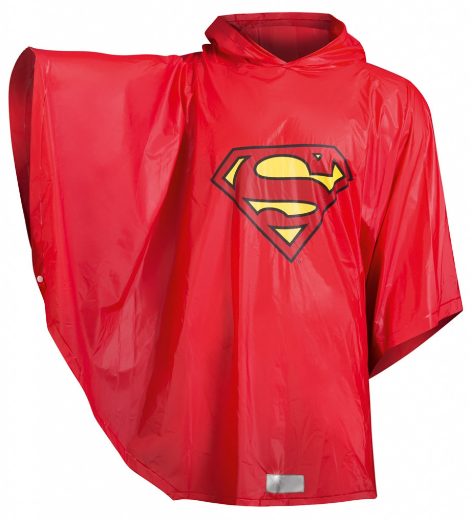 Modrý zipový voděodolný školní batoh s motivem Superman