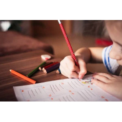 Modrý školní penál pro kluky s motivem ikonického komiksového hrdiny Superman