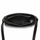 Černá jednoduchá elegantní dámská crossbody kabelka Maynard