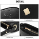 Černá jednoduchá elegantní dámská crossbody kabelka Maynard