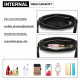 Černá jednoduchá elegantní dámská crossbody kabelka Maynard