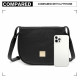 Černá jednoduchá elegantní dámská crossbody kabelka Maynard