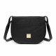 Černá jednoduchá elegantní dámská crossbody kabelka Maynard