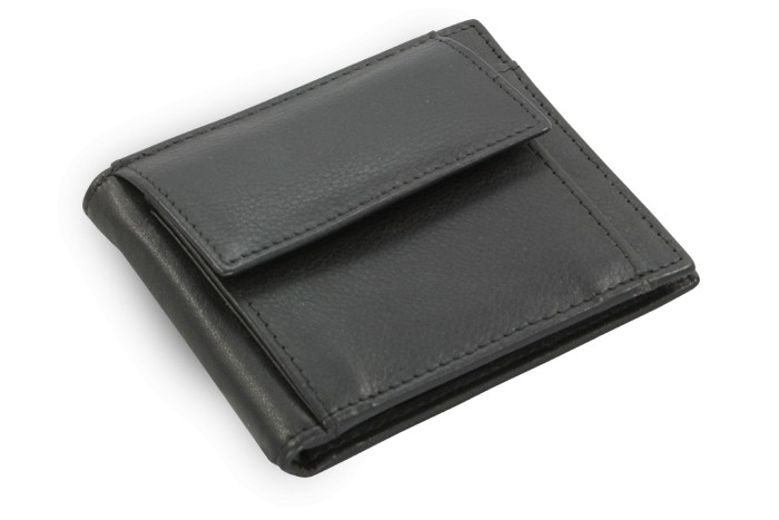 Černá pánská kožená peněženka Parker