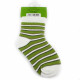 Zelené pruhované kojenecké chlapecké ponožky Chad 12 - 18 měsíců - 1 pár