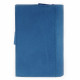 Modrá kožená dámská peněženka se zápinkou Finnel