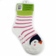 Bílé dívčí kojenecké protiskluzové ponožky 18 - 24 měsíců Aubry