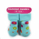 Modré dívčí kojenecké ponožky 0 - 6 měsíců Aileen - 2 páry