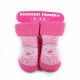 Světle růžové dívčí kojenecké ponožky 0 - 6 měsíců Aileen - 2 páry