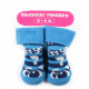 Modré pruhované chlapecké kojenecké ponožky 0 - 6 měsíců Judita - 2 páry