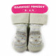Béžové pruhované kojenecké ponožky 0 - 6 měsíců Judita - 2 páry