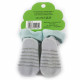 Modrošedé chlapecké kojenecké ponožky 0 - 6 měsíců Judita - 2 páry