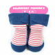 Modré barevné chlapecké kojenecké ponožky 0 - 6 měsíců Judita - 1 pár