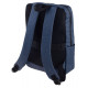 Tmavě modrý zipový městský batoh na notebook Dacian