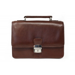 Hnědá pánská kožená dokladová etue Cadenie