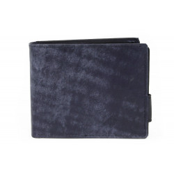 Modrá pánská kožená peněženka ve stylu JEANS Andre