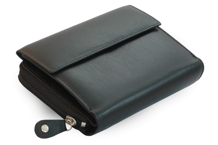 Černá dámská kožená peněženka Sawyer