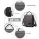 Šedá pánská textilní crossbody taška Concepción