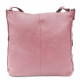 Světle růžová dámská zipová kabelka přes rameno Landers