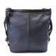 Modrá velká moderní velká crossbody kabelka Ulbiel