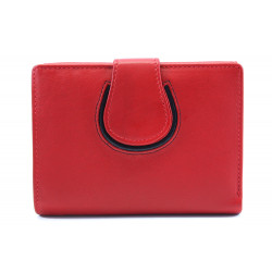 Červená dámská kožená peněženka Amanda
