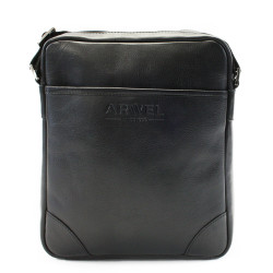 Černý pánský kožený crossbag Semell