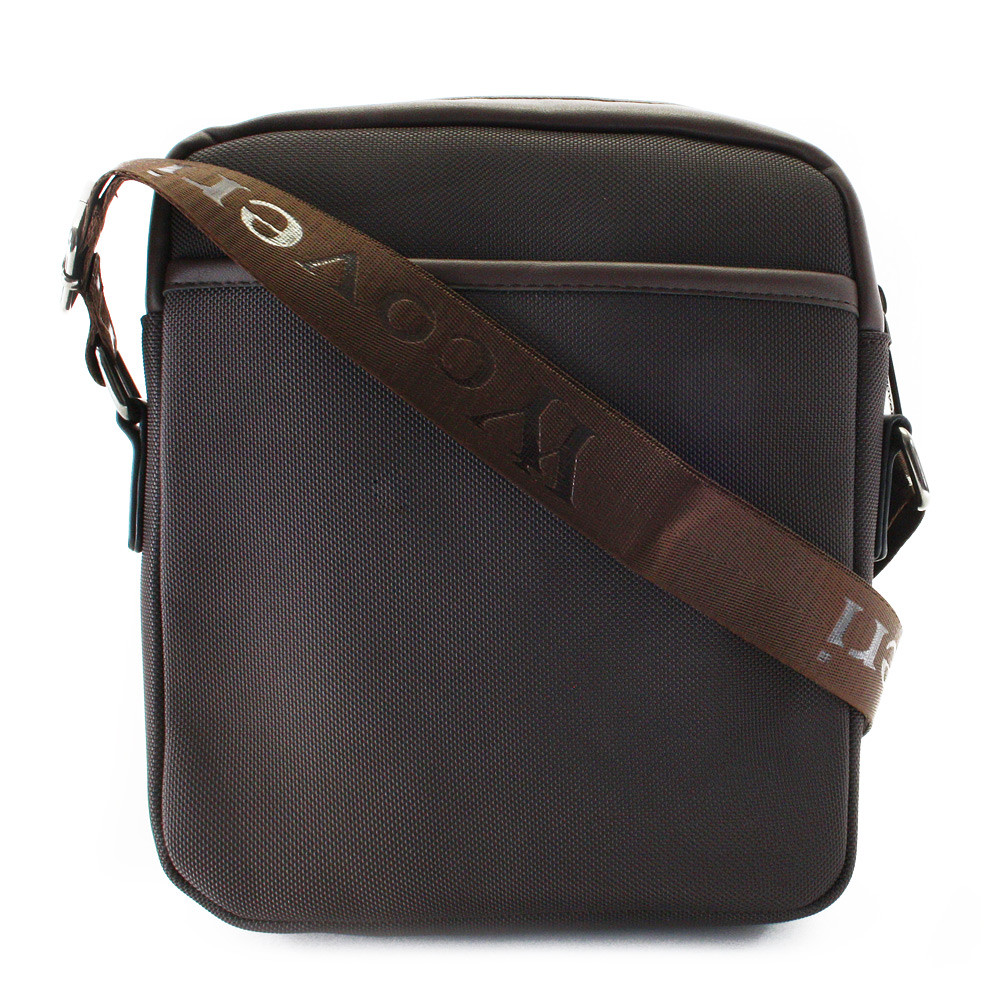 Kávově hnědá pánská praktická crossbody taška Ermilos