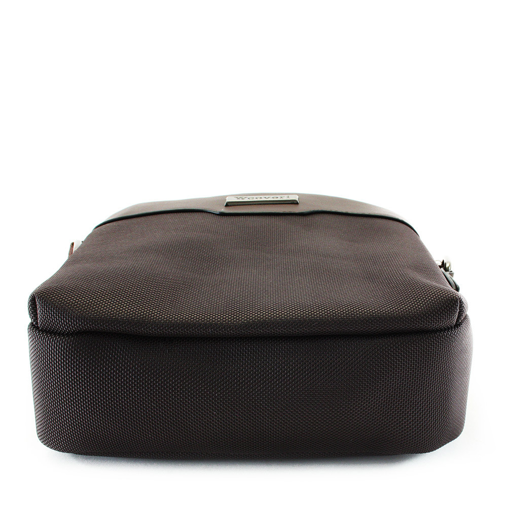Kávově hnědá pánská praktická crossbody taška Ermilos