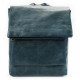 Modrý klopnový elegantní dámský batoh/kabelka Filikita