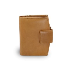 Světle hnědá dámská kožená rámová peněženka Norah