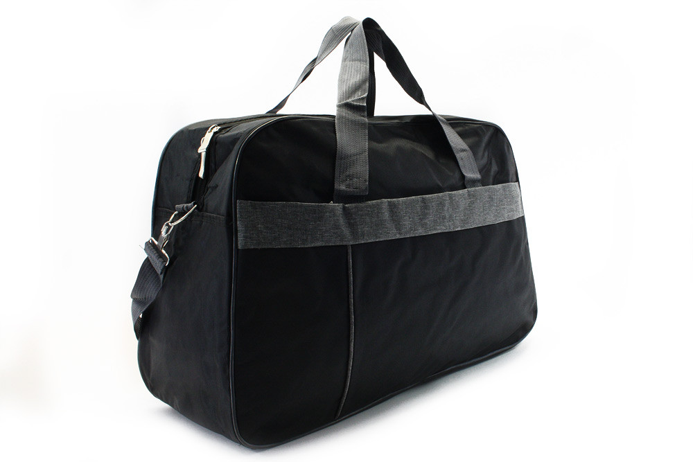 Černá velká cestovní pánská taška s popruhem Isyhios