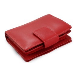 Červená dámská kožená peněženka Makenzie