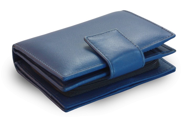 Modrá dámská kožená peněženka Makenzie