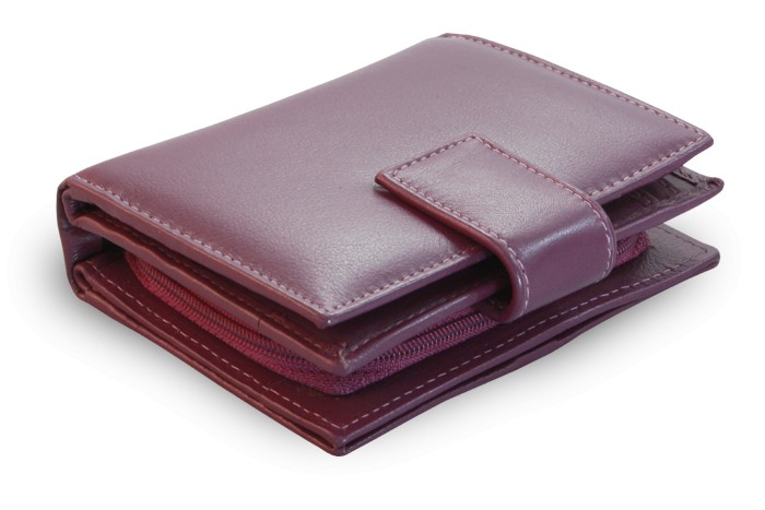 Fialová dámská kožená peněženka Makenzie