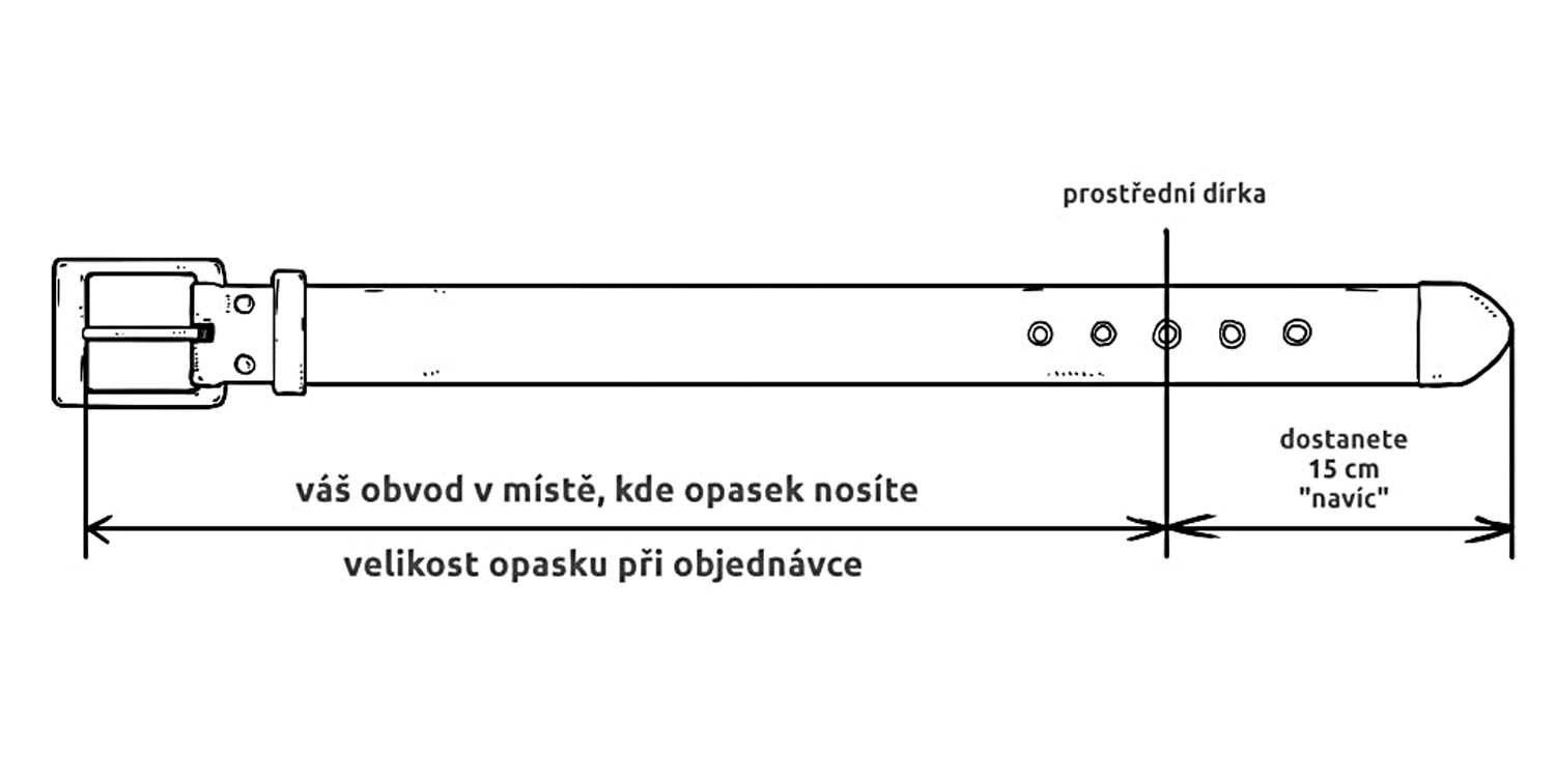 Černý společenský kožený pánský opasek Varnavas