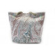 Růžová textilní dámská plážová taška Olympias