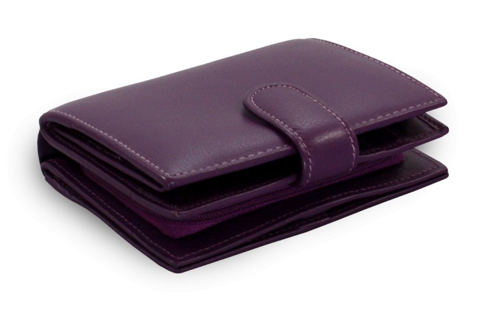 Fialová dámská kožená peněženka Kendall