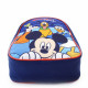 Modrý dětský zipový batoh s obrázkem Mickey